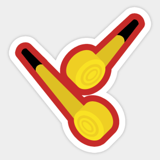 Party blowers Sticker